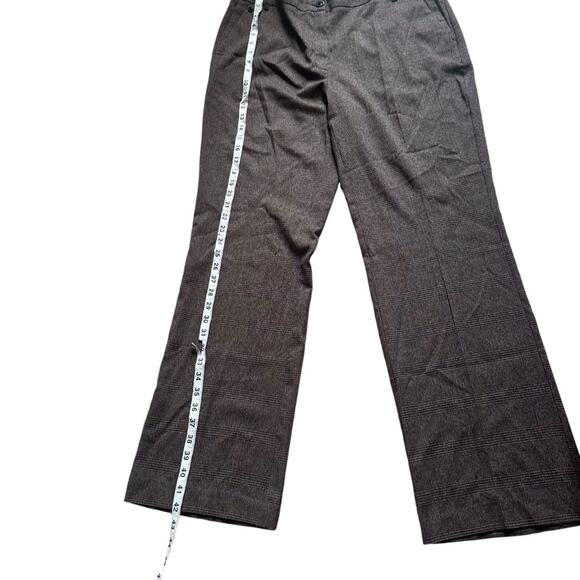 Dress Barn Pants Women's Size 14 gray plaid - Picture 3 of 9